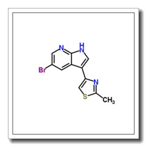 5-溴-3-(2-甲基-4-噻唑)-1H-吡咯并[2,3-B]吡啶
