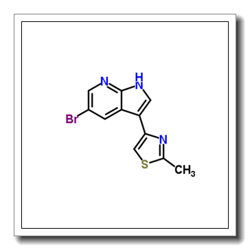 5-Bromo-3-(2-methyl-1,3-thiazol-4-yl)-1H-pyrrolo[2,3-b]pyridine CAS 1046793-78-5