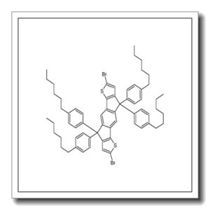 2,7-dibromo-4,4,9,9-tetrakis(4-hexylphenyl)-4,9-dihydro-s-indaceno[1,2-b:5,6-b’]dithiophene