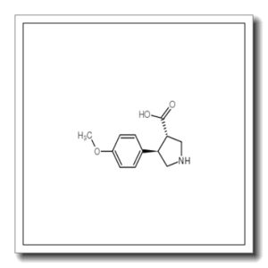 (3S,4R)-4-(4-甲氧基苯基)吡咯烷-3-羧酸盐酸盐