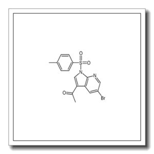1-{5-Bromo-1-[(4-methylphenyl)sulfonyl]-1H-pyrrolo[2,3-b]pyridin- 3-yl}ethanone