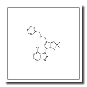 3-((3aS,4R,6aR)-6-Benzyloxymethyl-2,2-dimethyl-4,6a-dihydro-3aH-cyclopenta[1,3]dioxol-4-yl)-4-chloro-3H-imidazo[4,5-c]pyridine