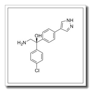 (+)-(S)-2-氨基-1-(4-氯苯基)-1-[4-(1H-吡唑-4-基)苯基]乙醇