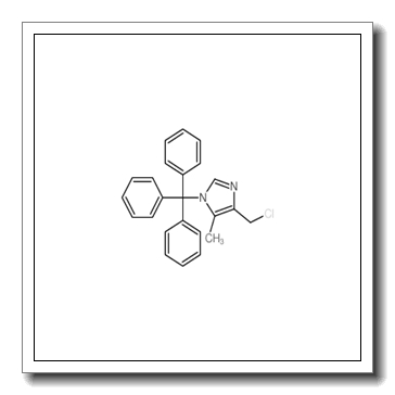 4-(chloromethyl)-5-methyl-1-tritylimidazole CAS 106147-85-7