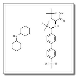 二环己胺(S)-4-氟-4-甲基-2-(((S)-2,2,2-三氟-1-(4′-(甲基磺酰基)-[1,1′-联苯]-4-基)乙基)氨基)戊酸酯