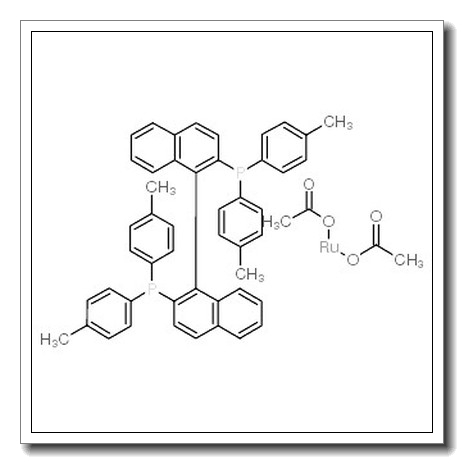 二乙酸[(S)-(-)-2,2-二(二对苯甲基膦酰)-1,1-联萘]钌(II)