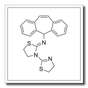 N-[3-(4,5-二氢-2-噻唑)-2-噻唑啉亚基]-5H-二苯并[a,d]-5-环庚胺