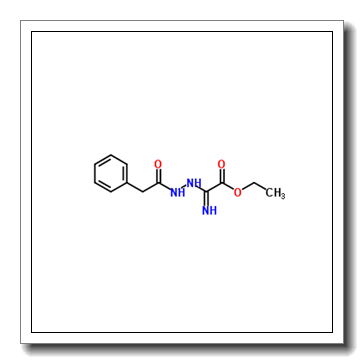 Ethyl imino[2-(phenylacetyl)hydrazino]acetate
