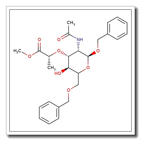 Benzyl N-acetyl-6-O-benzyl-a-D-muramic acid methyl ester