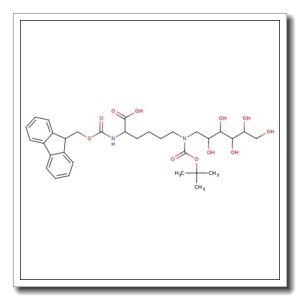 6-[tert-Butoxycarbonyl-(2,3,4,5,6-pentahydroxy-hexyl)-amino]-2-(9H-fluoren-9-ylmethoxycarbonylamino)-hexanoic acid