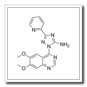 2-(6,7-dimethoxyquinazolin-4-yl)-5-pyridin-2-yl-1,2,4-triazol-3-amine CAS 1080622-86-1