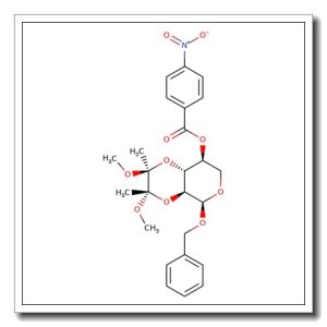 Benzyl 2,3-O-[(1S,2S)-1,2-dimethoxy-1,2-dimethyl-1,2-ethanediyl]-4-nitrobenzoyl-a-L-xylopyranoside