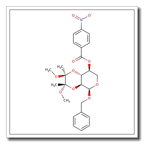 Benzyl 2,3-O-[(1S,2S)-1,2-dimethoxy-1,2-dimethyl-1,2-ethanediyl]-4-nitrobenzoyl-a-L-xylopyranoside CAS 1084896-42-3