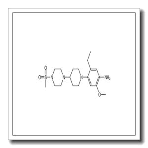 5-ethyl-2-methoxy-4-[4-(4-methylsulfonylpiperazin-1-yl)piperidin-1-yl]aniline