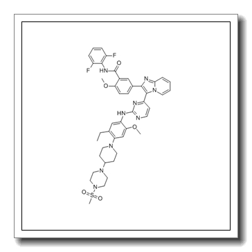 N-(2,6-difluorophenyl)-5-[3-[2-[5-ethyl-2-methoxy-4-[4-(4-methylsulfonylpiperazin-1-yl)piperidin-1-yl]anilino]pyrimidin-4-yl]imidazo[1,2-a]pyridin-2-yl]-2-methoxybenzamide CAS 1089283-49-7