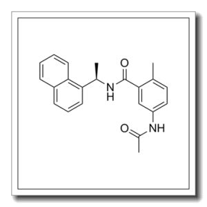 5-乙酰基氨基-2-甲基-n-(1r-萘-1-基-乙基)苯甲酰胺