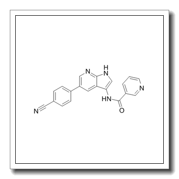N-[5-(4-cyanophenyl)-1H-pyrrolo[2,3-b]pyridin-3-yl]pyridine-3-carboxamide CAS 1093222-27-5
