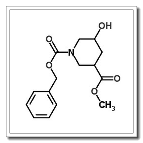1-Cbz-5-羟基-3-哌啶甲酸甲酯