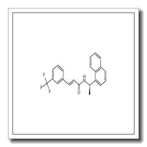 (E)-N-((R)-1-naphthalen-1-yl-ethyl)-3-(3-trifluoromethyl-phenyl)-acrylamide