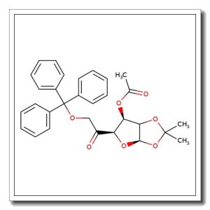 3-O-Acetyl-1,2-O-isopropylidene-6-O-trityl-b-L-arabino-hexofuranos-5-ulose