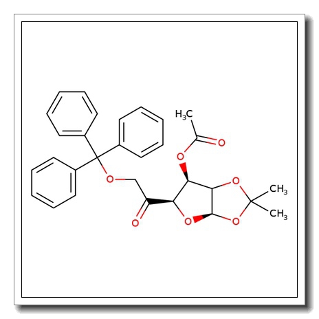 3-O-Acetyl-1,2-O-isopropylidene-6-O-trityl-b-L-arabino-hexofuranos-5-ulose CAS 109680-98-0