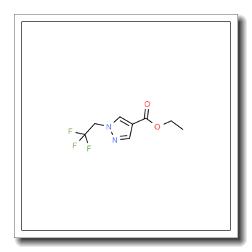 1H-Pyrazole-4-carboxylic acid, 1-(2,2,2-trifluoroethyl)-, ethyl ester