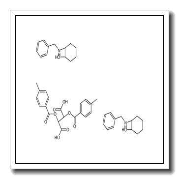 (2R,3R)-2,3-Bis[(4-methylbenzoyl)oxy]succinic acid-(1R,2R)-2-(b enzylamino)cyclohexanol (1:2)