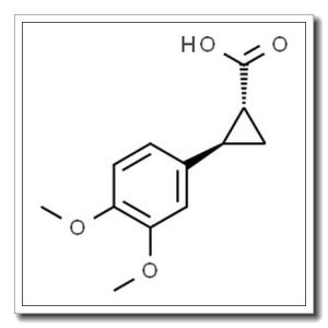 反式-2-(3,4-二甲氧基苯基)环丙烷-1-羧酸