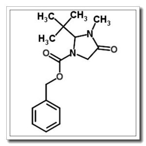 Benzyl 3-methyl-2-(2-methyl-2-propanyl)-4-oxo-1-imidazolidinecarboxylate