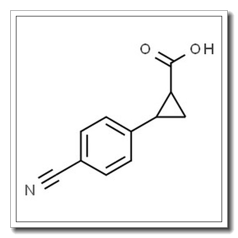 2-(4-cyanophenyl)cyclopropane-1-carboxylic acid