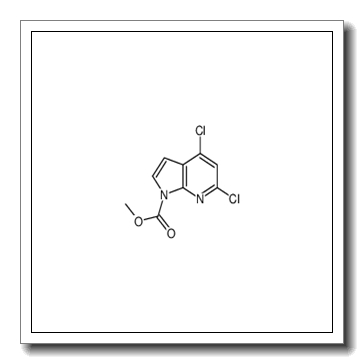 1H-吡咯并[2,3-b]吡啶-1-羧酸, 4,6-二氯-,甲酯