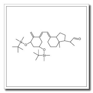(2S)-2-[(1R,3aS,4E,7aR)-4-[(2E)-2-[(3S,5R)-3,5-bis[[tert-butyl(dimethyl)silyl]oxy]-2-methylidenecyclohexylidene]ethylidene]-7a-methyl-2,3,3a,5,6,7-hexahydro-1H-inden-1-yl]propanal