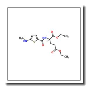 N-(5-甲氨基-2-噻吩甲酰基)-L-谷氨酸二乙酯