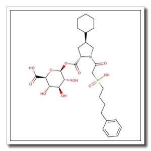 Fosinoprilat acyl-b-D-glucuronide