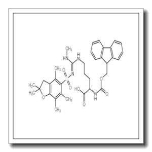 (2S)-2-(9H-fluoren-9-ylmethoxycarbonylamino)-5-[[N’-methyl-N-[(2,2,4,6,7-pentamethyl-3H-1-benzofuran-5-yl)sulfonyl]carbamimidoyl]amino]pentanoic acid