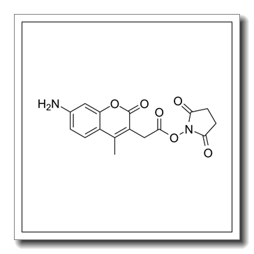 (2,5-dioxopyrrolidin-1-yl) 2-(7-amino-4-methyl-2-oxochromen-3-yl)acetate CAS 113721-87-2