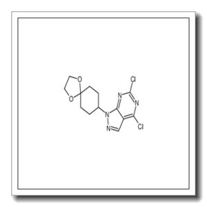 4,6-二氯-1-(1,4-二噁螺[4.5]-8-癸基)-1H-吡唑并[3,4-D]嘧啶