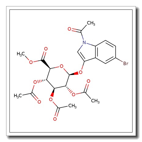 N-Acetyl-5-bromo-3-indoxyl-2,3,4-tri-O-acetyl-β-D-glucuronic acid methyl ester CAS 1144104-74-4