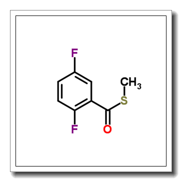 S-Methyl 2,5-difluorobenzenecarbothioate CAS 1146210-64-1