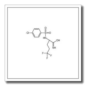 N2-[(4-Chlorophenyl)sulfonyl]-5,5,5-trifluoro-D-norvalinamide