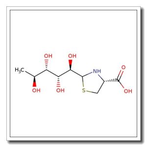 2-(L-Rhamno-tetrahydroxypentyl)-4(R)-1,3-thiazolidine-4-carboxylic acid