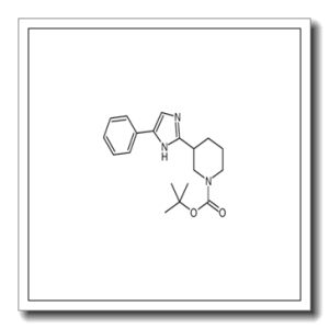 3-(4-苯基-1H-咪唑-2-基)哌啶-1-羧酸叔丁酯