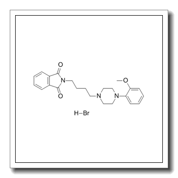 盐酸1-[2-甲氧苯基]-4-[4-(2-酞酰亚胺基)-丁基]哌嗪