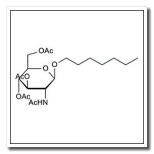 Heptyl 2-acetamido-3,4,6-tri-O-acetyl-2-deoxy-b-D-glucopyranoside