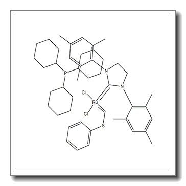 三环己基膦[1,3-双(2,4,6-三甲基苯基)-4,5-二氢咪唑-2-亚基][(苯硫基)亚甲基]钌(II)二氯