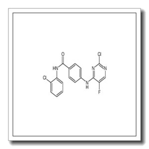4-[(2-氯-5-氟-4-嘧啶)氨基]-n-(2-氯苯基)苯甲酰胺