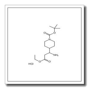 4-(1-氨基-3-乙氧基-3-氧代丙基)哌啶-1-羧酸叔丁酯盐酸盐
