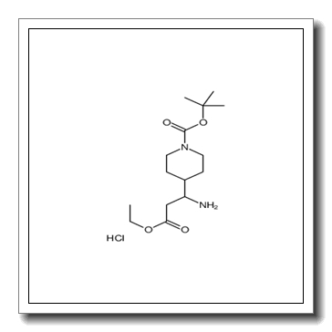 tert-butyl 4-(1-amino-3-ethoxy-3-oxopropyl)piperidine-1-carboxylate,hydrochloride CAS 1159824-10-8