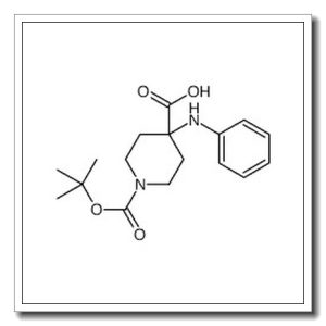 1-(叔丁氧基羰基)-4-(苯基氨基)哌啶-4-羧酸