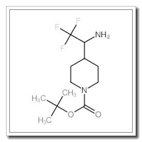 4-(2,2,2-三氟-1-氨基乙基)哌啶-1-羧酸叔丁酯